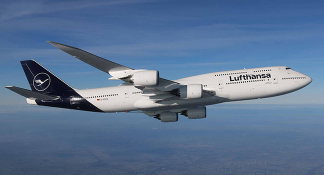 Lufthansa-Flieger als Keyvisual des 13. TANNER-Hochschulwettbewerbs