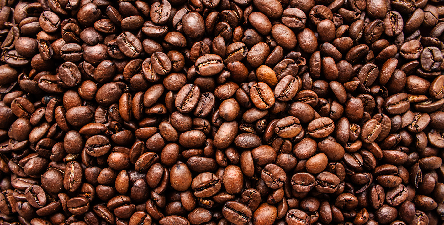 Kaffeebohnen als Motiv für das Thema des 5. TANNER-Hochschulwettbewerbs