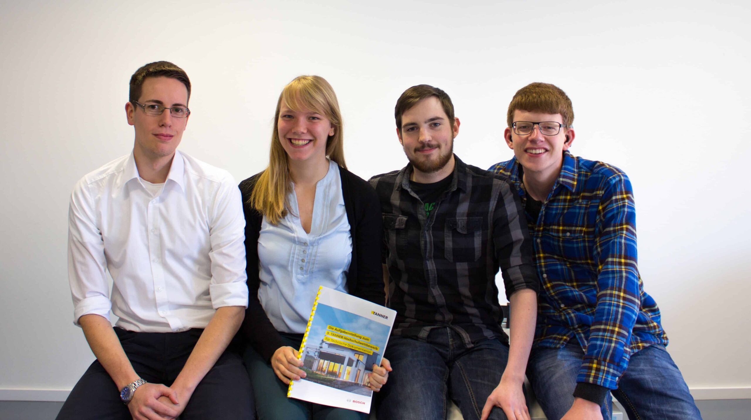 Gruppenfoto Team Maier beim 9. TANNER-Hochschulwettbewerb
