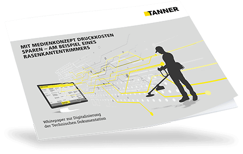 Titelseite Whitepaper-Medienkonzept-Rasenkantentrimmer