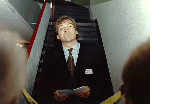 Helmut Tanner beim ersten Doku-Forum