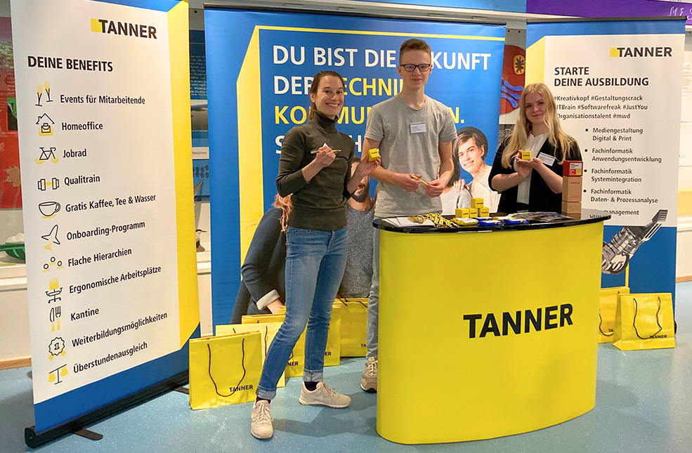 TANNER-Messestand bei der Berufsinforamtionsmesse Lindau 2024